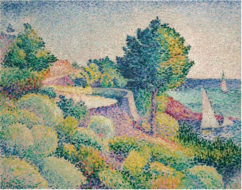 Strada da Lavandou a Saint - Clair